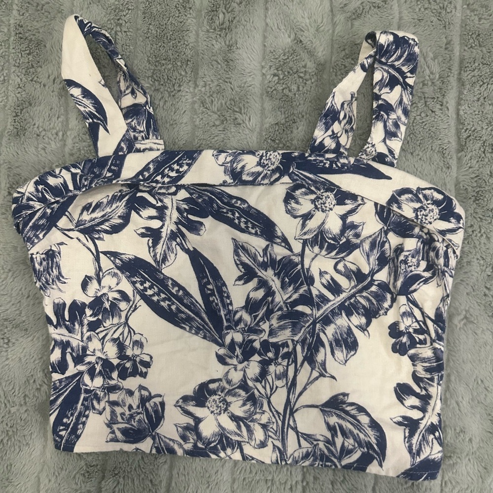 Abercrombie & Fitch Floral Dress Crop Top